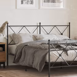 VidaXL 376538 headboard/footboard Black