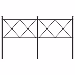 VidaXL 376538 headboard/footboard Black - Additional view 4