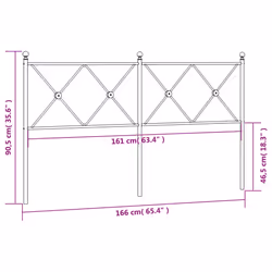 VidaXL 376539 headboard/footboard Black - Additional view 6
