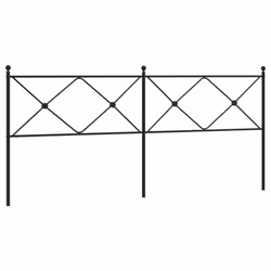VidaXL 376540, Black, Steel, 2 m, 2060 mm, 90.5 cm, 30 mm