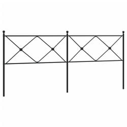 VidaXL 376540 headboard/footboard Black