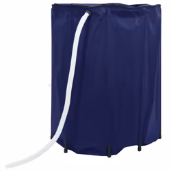 vidaXL Water Tank with Tap Foldable Water Container Water Storage 500 L PVC