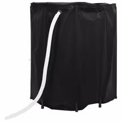 New Collapsible Rain Water Tank Storage with Garden Hose750/500/250LSelectable - black