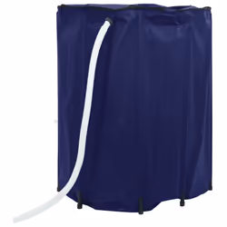vidaXL Water Tank with Tap Foldable Water Container Water Storage 1350 L PVC