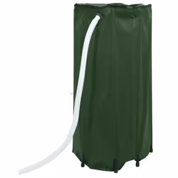 New Collapsible Rain Water Tank Storage with Garden Hose750/500/250LSelectable - green