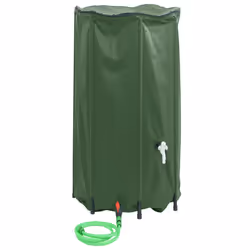 vidaXL Water Tank with Tap Foldable Water Container Water Storage 380 L PVC