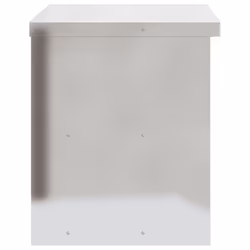 vidaXL Kitchen Wall Cabinet with Sliding Doors Storage Cabinet Stainless Steel - Additional view 6