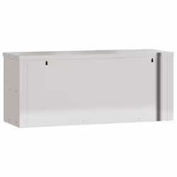 vidaXL Kitchen Wall Cabinet with Sliding Doors Storage Cabinet Stainless Steel - Additional view 7