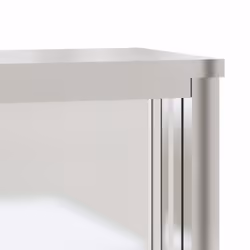 vidaXL Kitchen Wall Cabinet with Sliding Doors Storage Cabinet Stainless Steel - Additional view 8