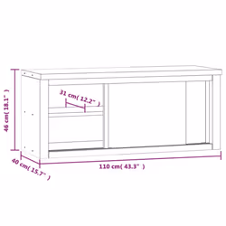 vidaXL Kitchen Wall Cabinet with Sliding Doors Storage Cabinet Stainless Steel - Additional view 9