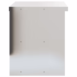 vidaXL Kitchen Wall Cabinet with Shelf Storage Cupboard Shelf Stainless Steel - Additional view 5