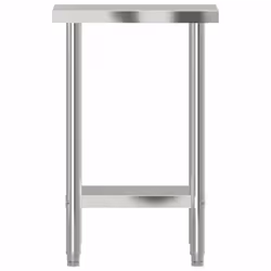 vidaXL Kitchen Work Table 55x30x85 cm Stainless Steel - Additional view 4