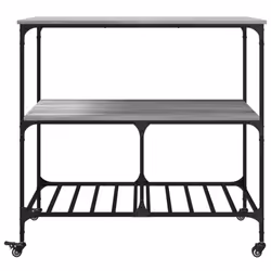 vidaXL Kitchen Trolley Rolling Cart Storage Cart Grey Sonoma Engineered Wood - Additional view 6