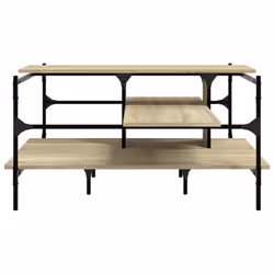 vidaXL Coffee Table Hallway End Table Sofa Table Sonoma Oak EngineeredÂ Wood - Additional view 4