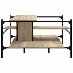 vidaXL Coffee Table Hallway End Table Sofa Table Sonoma Oak EngineeredÂ Wood - Additional view 5