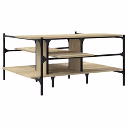 vidaXL Coffee Table Hallway End Table Sofa Table Sonoma Oak EngineeredÂ Wood - Additional view 6