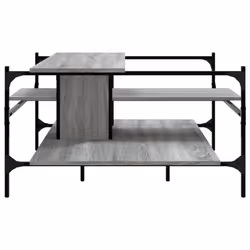 vidaXL Coffee Table Hallway End Table Sofa Table Grey Sonoma EngineeredÂ Wood - Additional view 5