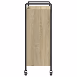 vidaXL Kitchen Trolley Rolling Cart Storage Cart Sonoma Oak Engineered Wood - Additional view 7
