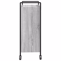 vidaXL Kitchen Trolley Rolling Cart Storage Cart Grey Sonoma Engineered Wood - Additional view 7