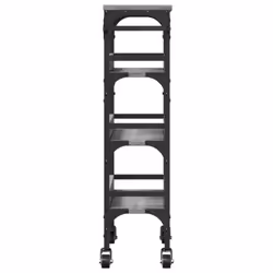 vidaXL Kitchen Trolley Rolling Cart Storage Cart Grey Sonoma Engineered Wood - Additional view 7