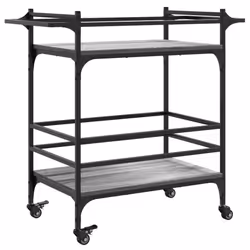 vidaXL Kitchen Trolley Rolling Cart Storage Cart Grey Sonoma Engineered Wood - Additional view 8