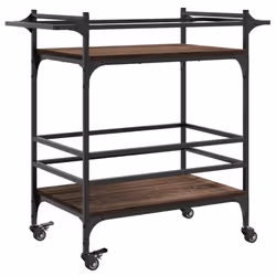 vidaXL Kitchen Trolley Rolling Cart Storage Cart Brown Oak Engineered Wood - Additional view 8