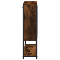 vidaXL Bathroom Mirror Cabinet Wall Mounted Cabinet Smoked Oak Engineered Wood - Additional view 6