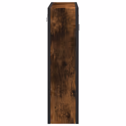 vidaXL Bathroom Mirror Cabinet Wall Mounted Cabinet Smoked Oak Engineered Wood - Additional view 6