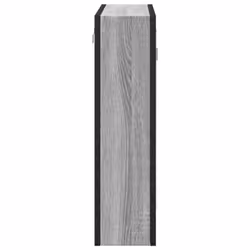 vidaXL Bathroom Mirror Cabinet Storage Cabinet Grey Sonoma Engineered Wood - Additional view 6