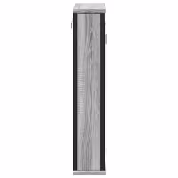 vidaXL Bathroom Mirror Cabinet Storage Cabinet Grey Sonoma Engineered Wood - Additional view 5