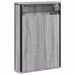 vidaXL Bathroom Mirror Cabinet Storage Cabinet Grey Sonoma Engineered Wood - Additional view 6