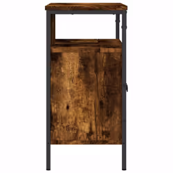 vidaXL Bathroom Sink Cabinet Storage Vanity Unit Smoked Oak Engineered Wood - Additional view 6