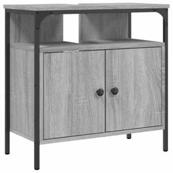 vidaXL Bathroom Sink Cabinet Storage Vanity Unit Grey Sonoma Engineered Wood