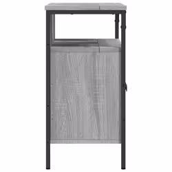 vidaXL Bathroom Sink Cabinet Storage Vanity Unit Grey Sonoma Engineered Wood - Additional view 6