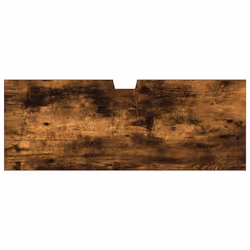 vidaXL Bathroom Sink Cabinet Storage Vanity Unit Smoked Oak Engineered Wood - Additional view 8