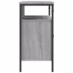 vidaXL Bathroom Sink Cabinet Storage Vanity Unit Grey Sonoma Engineered Wood - Additional view 6