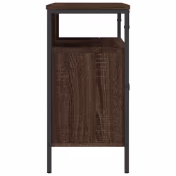 vidaXL Bathroom Sink Cabinet Storage Vanity Unit Brown Oak Engineered Wood - Additional view 6