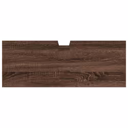 vidaXL Bathroom Sink Cabinet Storage Vanity Unit Brown Oak Engineered Wood - Additional view 8