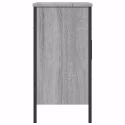 vidaXL Bathroom Sink Cabinet Storage Vanity Unit Grey Sonoma Engineered Wood - Additional view 6