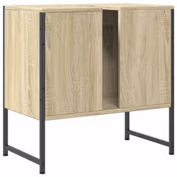 vidaXL Bathroom Sink Cabinet Storage Vanity Unit Sonoma Oak Engineered Wood - Additional view 7