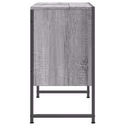 vidaXL Bathroom Sink Cabinet Storage Vanity Unit Grey Sonoma Engineered Wood - Additional view 6
