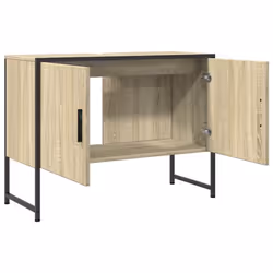 vidaXL Bathroom Sink Cabinet Storage Vanity Unit Sonoma Oak Engineered Wood - Additional view 5