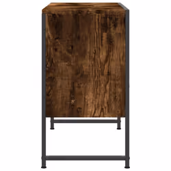 vidaXL Bathroom Sink Cabinet Storage Vanity Unit Smoked Oak Engineered Wood - Additional view 6