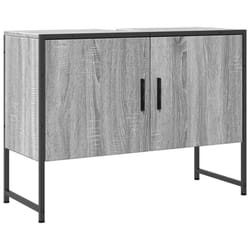 vidaXL Bathroom Sink Cabinet Storage Vanity Unit Grey Sonoma Engineered Wood