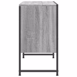vidaXL Bathroom Sink Cabinet Storage Vanity Unit Grey Sonoma Engineered Wood - Additional view 6