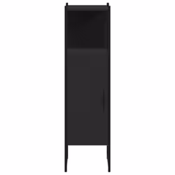 vidaXL Bathroom Cabinet Vanity Unit Storage Cupboard Black Engineered Wood - Additional view 4
