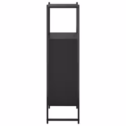 vidaXL Bathroom Cabinet Vanity Unit Storage Cupboard Black Engineered Wood - Additional view 6