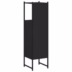 vidaXL Bathroom Cabinet Vanity Unit Storage Cupboard Black Engineered Wood - Additional view 7