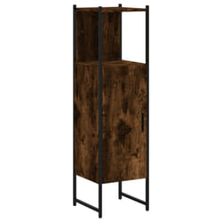 vidaXL Bathroom Cabinet Vanity Unit Bath Cupboard Smoked Oak Engineered Wood
