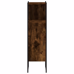 vidaXL Bathroom Cabinet Vanity Unit Bath Cupboard Smoked Oak Engineered Wood - Additional view 4